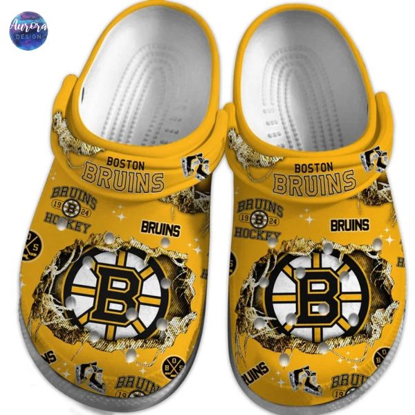 Boston Bruins Nhl Sport Crocs