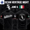 Chicago White Sox Mexican Heritage 2025 3D T-Shirt – Black