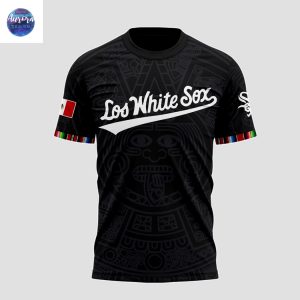 Chicago White Sox Mexican Heritage 2025 3D T-Shirt – Black