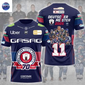 Eisbaren Berlin Deutscher Meister 2025 3D T-Shirt