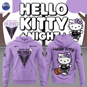 Golden State Valkyries Kitty 2025 White Hoodie
