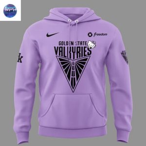 Golden State Valkyries Basketball Kitty 2025 Purple Hoodie