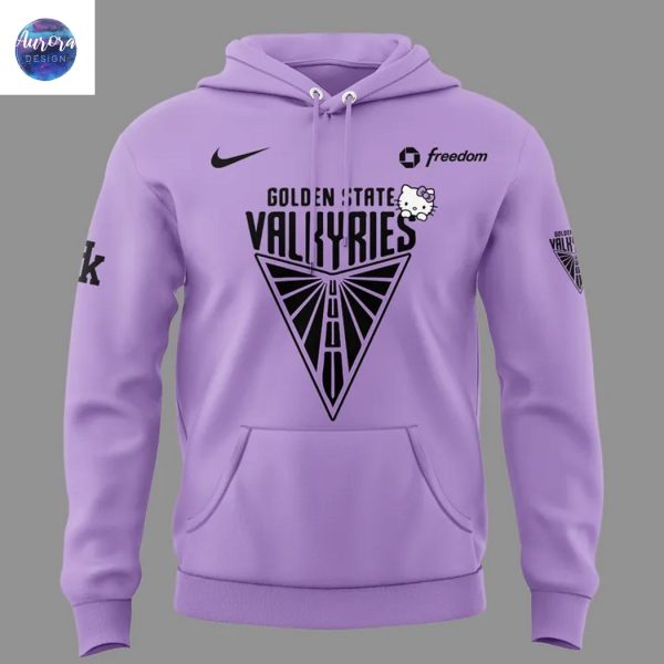 Golden State Valkyries Basketball Kitty 2025 Purple Hoodie