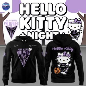 Golden State Valkyries Kitty 2025 Black Hoodie