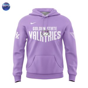 Golden State Valkyries Kitty 2025 Purple Hoodie