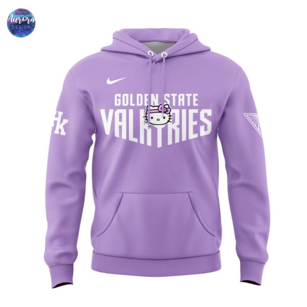 Golden State Valkyries Kitty 2025 Purple Hoodie