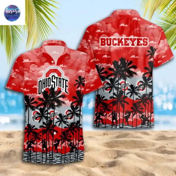 Ohio State Buckeyes Coconut Hawaiian Shirt