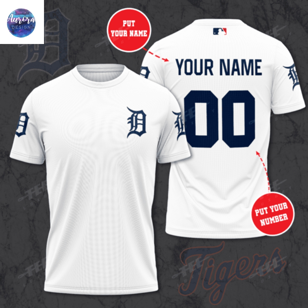 Personalized 2025 Detroit Tigers 3D T-Shirt Personalized 2025 Detroit Tigers 3D T-Shirt