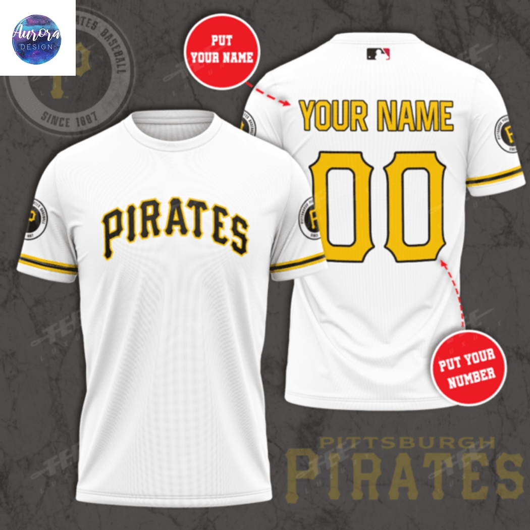 Personalized 2025 Pittsburgh Pirates 3D T-Shirt Personalized 2025 Pittsburgh Pirates 3D T-Shirt