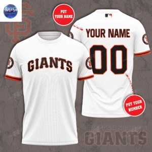 Personalized 2025 San Francisco Giants 3D T-Shirt