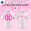 Personalized Chicago Cubs Breast Cancer Awareness Baseball Jersey