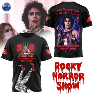 The Rocky Horror Show 50 Years Anniversary 1975-2025 3D T-Shirt