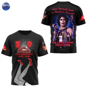 The Rocky Horror Show 50 Years Anniversary 1975-2025 3D T-Shirt