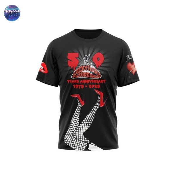 The Rocky Horror Show 50 Years Anniversary 1975-2025 3D T-Shirt